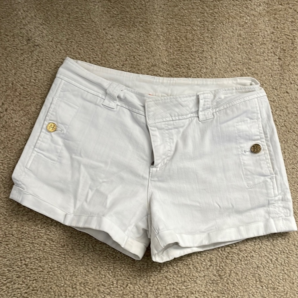 Tory Burch white shorts